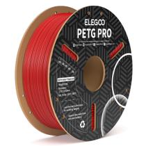 Filamento para impressora 3D ELEGOO PETG PRO 1,75 mm vermelho 1 kg Filamento para impressora 3D ELEGOO PETG PRO 1,75 mm vermelho 1 kg