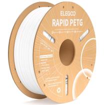 Filamento para impressora 3D ELEGOO Rapid PETG 1,75 mm branco 1 kg