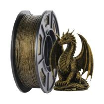 Filamento Para Impressora 3D Galaxy Glitter Preto Dourado 1.75mm 250g 500g Bobina PLA Filamento Para Impressora 3D Galaxy Glitter Preto Dourado 1.75mm 250g 500g Bobina PLA