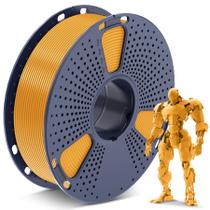 Filamento para impressora 3D SUNLU PLA 1,75 mm em ouro claro 1 kg