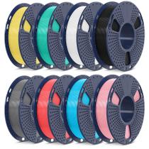 Filamento para impressora 3D SUNLU PLA Meta 1,75 mm 250g 8 rolos Filamento para impressora 3D SUNLU PLA Meta 1,75 mm 250g 8 rolos