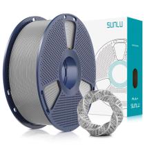 Filamento para impressora 3D SUNLU PLA Plus 1,75 mm, 1 kg, bobina prateada Filamento para impressora 3D SUNLU PLA Plus 1,75 mm, 1 kg, bobina prateada