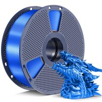 Filamento para impressora 3D SUNLU Silk PLA+ 1,75 mm 1 kg azul