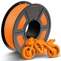 Filamento para impressora 3D TECBEARS Rapid PETG 1,75 mm Laranja 1 kg