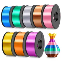 Filamento para impressora 3D TECBEARS Silk PLA 1,75 mm 250g 8 rolos