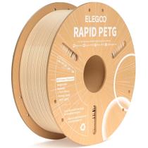 Filamento PETG 1,75mm Bege 1kg - ELEGOO Rapid para Impressora 3D Filamento PETG 1,75mm Bege 1kg - ELEGOO Rapid para Impressora 3D