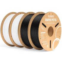 Filamento PETG ELEGOO Rapid 1,75mm (4kg) - Preto e Branco