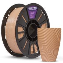 Filamento PETG HF Bege Caucasiano 1kg Impressão Voolt3D