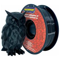 Filamento PETG Premium PRETO 1Kg 1.75mm para Impressão 3D FDM Alta Qualidade Acabamento Profissional Masterprint