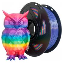 Filamento PETG Premium RAINBOW 1Kg 1.75mm para Impressão 3D FDM Alta Qualidade Acabamento Profissional Masterprint