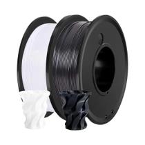 Filamento PETG Preto E Branco Para Impressora 3D 200G 1.75mm Material De Impressão FDM De Alta