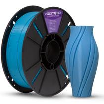 Filamento PLA Azul Cyan Premium 1Kg, 1,75mm, Para Impressora 3D - Voolt3D