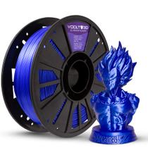 Filamento PLA Azul Safira V-Silk Premium 1Kg, 1,75mm, Para Impressora 3D - Voolt3D Oficial Filamento PLA Azul Safira V-Silk Premium 1Kg, 1,75mm, Para Impressora 3D - Voolt3D Oficial