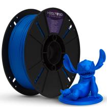 Filamento PLA Azul Velvet Premium 1Kg, Com Efeito Fosco, 1,75mm, Para Impressora 3D - Voolt3D Oficial