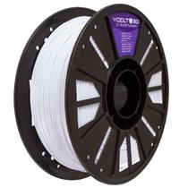 Filamento PLA Branco Dental Premium 1Kg, 1,75mm, Para Impressora 3D - Voolt3D Filamento PLA Branco Dental Premium 1Kg, 1,75mm, Para Impressora 3D - Voolt3D