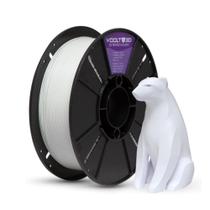 Filamento PLA Branco Velvet High Speed Premium 1 Kg 1,75 mm Impressão 3D FDM