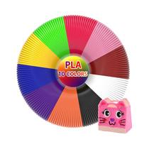 Filamento PLA Colorido Para Caneta De Impressão 3D 25M 30M 36M 45M 50M 96M 100M 150M 200M Refil De