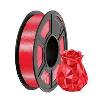 Filamento PLA De Seda Brilhante Para Impressão 3D 1.75mm Superfície Lisa Precisão Dimensional 250G