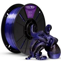 Filamento PLA Duo Color Lilas com Preto Premium 1Kg Duas Cores V-Silk 1,75mm Para Impressora 3D - Voolt3D Oficial Filamento PLA Duo Color Lilas com Preto Premium 1Kg Duas Cores V-Silk 1,75mm Para Impressora 3D - Voolt3D Oficial