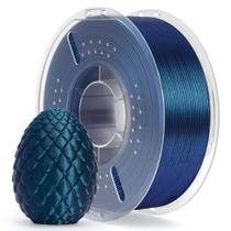 Filamento PLA ELEGOO 1,75mm - Galaxy Peacock Blue - 1kg para Impressora 3D