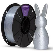 Filamento PLA Inox V-Silk Premium 1Kg, 1,75mm, Para Impressora 3D - Voolt3D Oficial