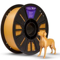 Filamento PLA Marrom Caramelo Premium 1Kg, 1,75mm, Para Impressora 3D - Voolt3D