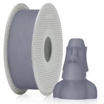 Filamento PLA MAtte Bambu Lab para Impressora 3D Cinza Claro 1Kg 1.75mm Filamento PLA MAtte Bambu Lab para Impressora 3D Cinza Claro 1Kg 1.75mm