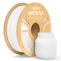 Filamento PLA Matte Branco ELEGOO para Impressora 3D - 1kg (1,75mm)