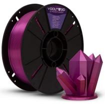 Filamento PLA Rosa Ametista V-Silk Premium 1Kg, 1,75mm, Para Impressora 3D - Voolt3D Oficial Filamento PLA Rosa Ametista V-Silk Premium 1Kg, 1,75mm, Para Impressora 3D - Voolt3D Oficial