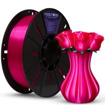 Filamento PLA Rosa Choque VSilk High Speed 1kg Voolt3d Filamento PLA Rosa Choque VSilk High Speed 1kg Voolt3d