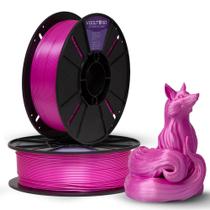 Filamento PLA Rosa V-Silk Premium 1Kg, 1,75mm, Para Impressora 3D - Voolt3D Oficial