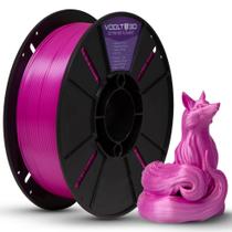 Filamento PLA Rosa V-Silk Premium 1Kg, 1,75mm, Para Impressora 3D - Voolt3D Oficial Filamento PLA Rosa V-Silk Premium 1Kg, 1,75mm, Para Impressora 3D - Voolt3D Oficial