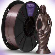 Filamento PLA Rose Gold V-Silk Premium 1Kg, 1,75mm, Para Impressora 3D - Voolt3D Oficial