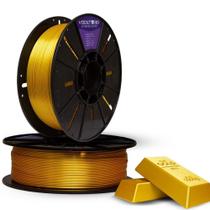 Filamento Pla Silk Dourado 1 Kg - Impressão 3d - VOOLT3D