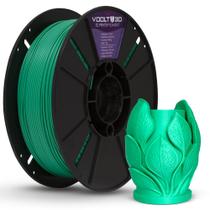 Filamento PLA Verde Velvet Premium 1Kg, Com Efeito Fosco, 1,75mm, Para Impressora 3D - Voolt3D Oficial