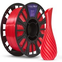 Filamento Pla Vermelho Vsilk 1kg Voolt3d Premium Filamento Pla Vermelho Vsilk 1kg Voolt3d Premium