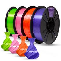 Filamento PLA VSilk 1 1kg Voolt 3D Várias Cores Mais brilho Filamento PLA VSilk 1 1kg Voolt 3D Várias Cores Mais brilho
