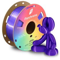 Filamento POLYMAKER Panchroma Silk PLA 1,75 mm 1 kg - Roxo brilhante