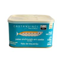 Filé de anchova castrovinci em azeite extra virgem 720g