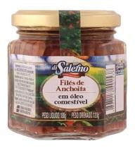 Filé De Anchova Di Salerno Vidro 180g Filé De Anchova Di Salerno Vidro 180g