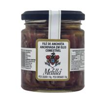 Filé de anchovas Melilla vidro 170g