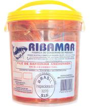 Filé De Sardinha Anchovada Ribamar Balde 1kg Filé De Sardinha Anchovada Ribamar Balde 1kg