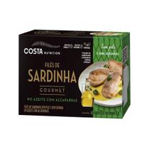 File de sardinha costa nutriton azeite com alcaparras 125g File de sardinha costa nutriton azeite com alcaparras 125g