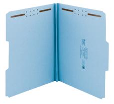 File Folder Smead, placa prensada 100% reciclada, 2 fixadores, azul File Folder Smead, placa prensada 100% reciclada, 2 fixadores, azul