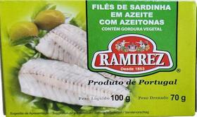 Filés de Sardinha em Azeite com Azeitonas - Ramirez