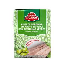 Filés de Sardinhas em Azeite com Azeitonas 100g