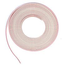 Filete Friso Branco Lateral e Para-Choque 7 Metros Auto Colante