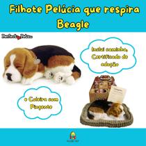 Filhote de Pelúcia Cachorro Beagle que Respira - Perfect Petzzz Filhote de Pelúcia Cachorro Beagle que Respira - Perfect Petzzz