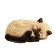 Filhote Pelúcia Gatinho Respira Tan Siamese Perfect Petzz