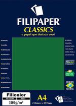 Filipaper Filicolor 180g/m² (50 folhas verde) A4 FP03445